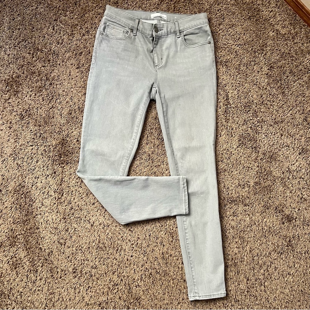 The LOFT Modern Skinny Gray Jeans
